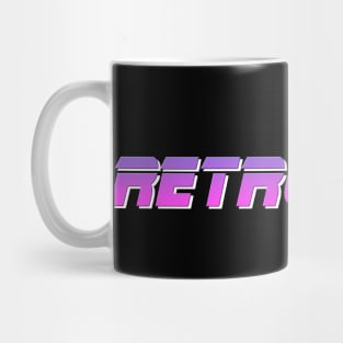 RETROWAVE / FUTURE PAST (on black) Mug